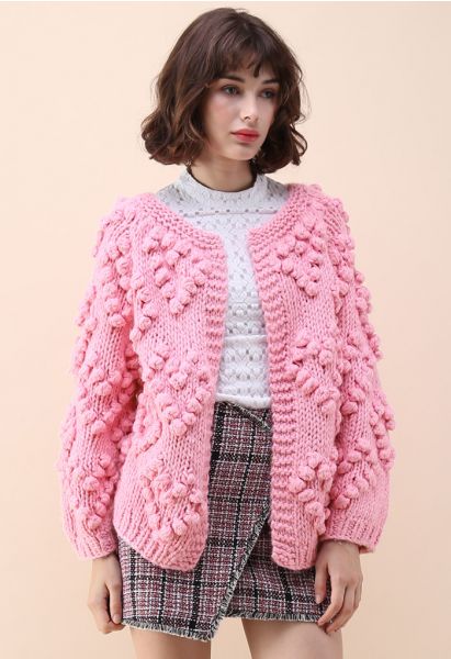 Stricken Sie Ihre Liebe - Strickjacke en rosa