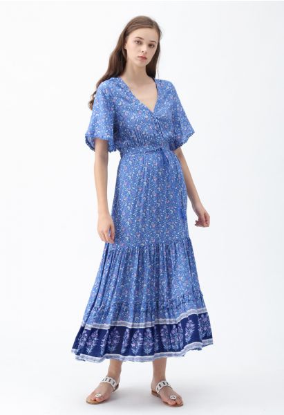 Letzte Nächte von Boho Maxi-Kleid