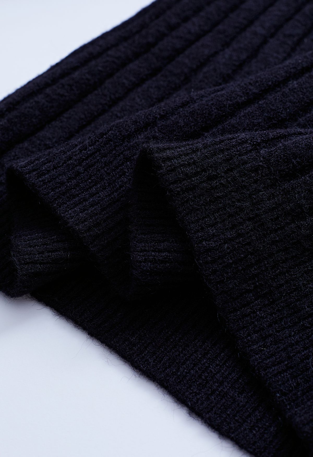 Rollkragenpullover mit Rollkragenpullover in Schwarz