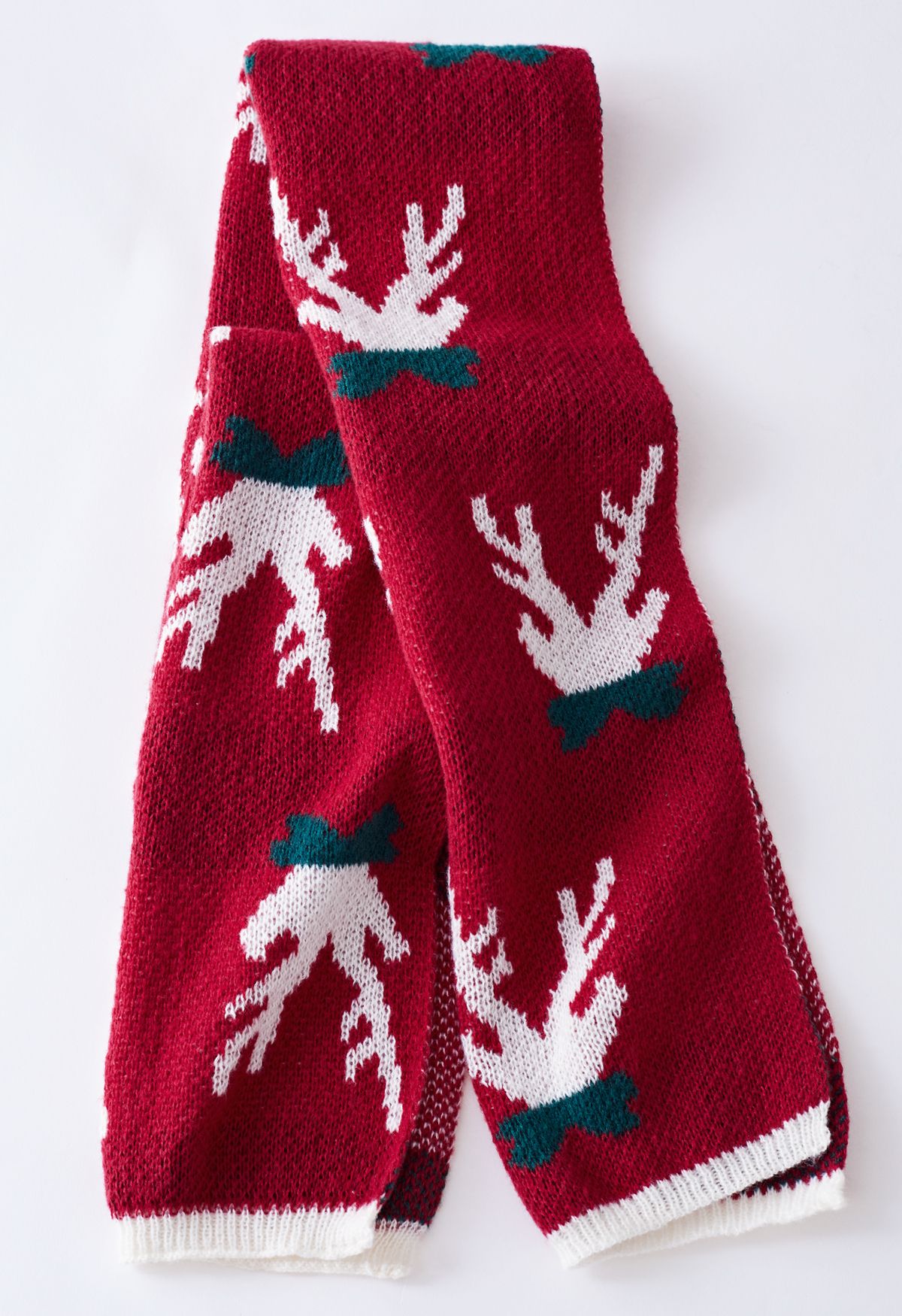 Christmas Vibe Elch Geweih Strickschal