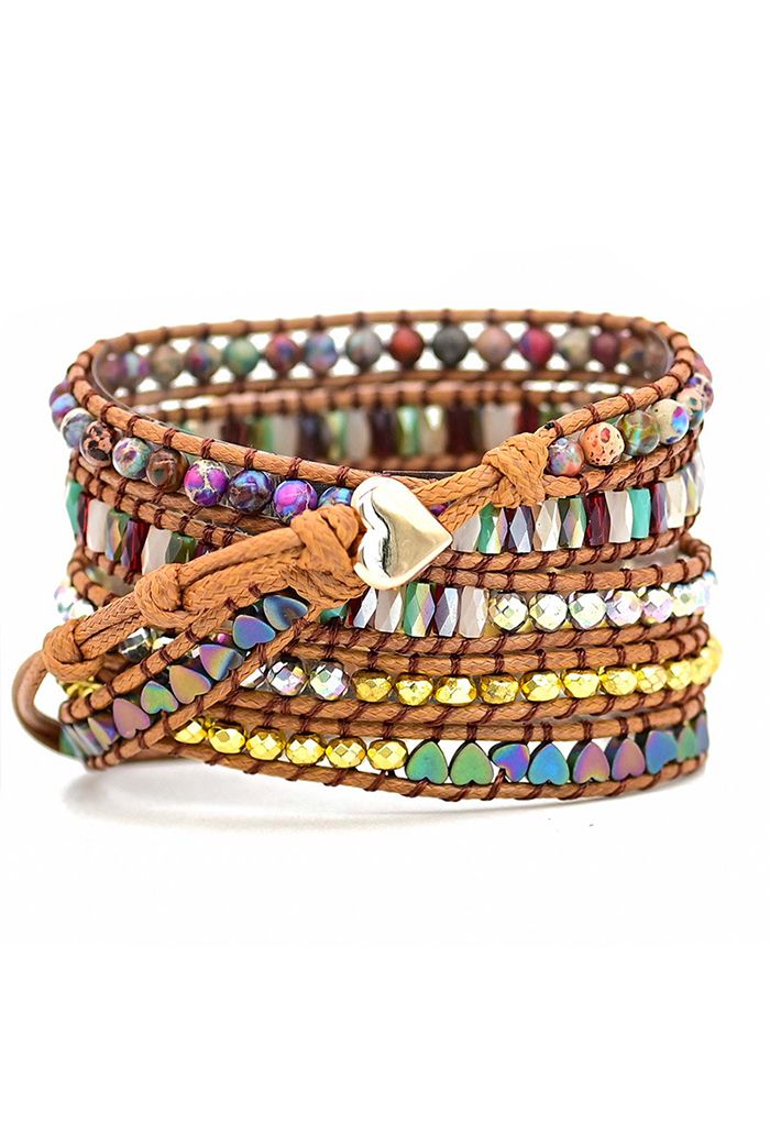 Multi Stones Weave Uhrenarmband