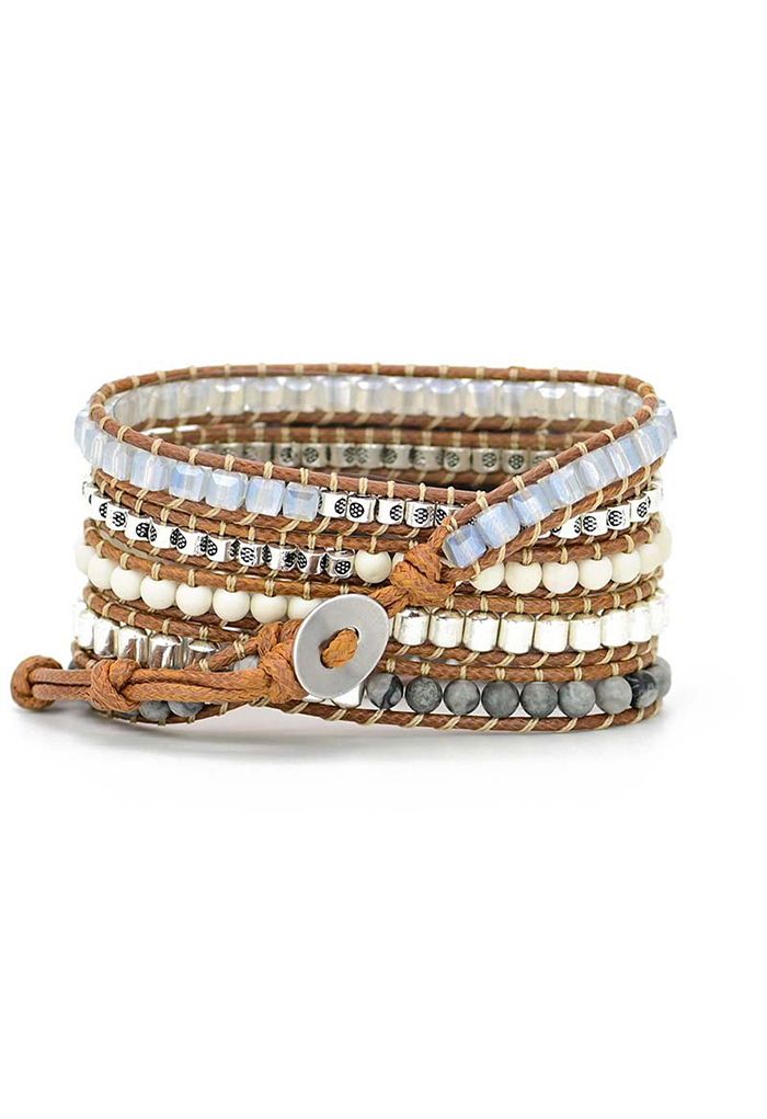 Trendy Multi Beads Weave Uhrenarmband