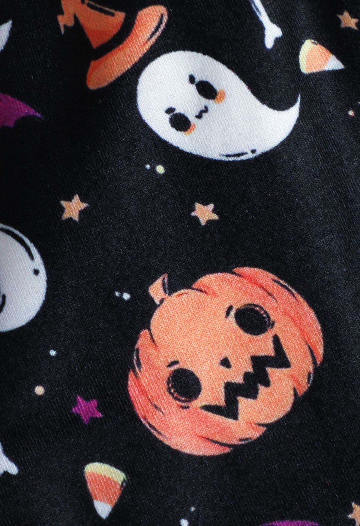 Halloween-Geist-Kürbis-Netzkleid für Kinder mit Kapuzenumhang