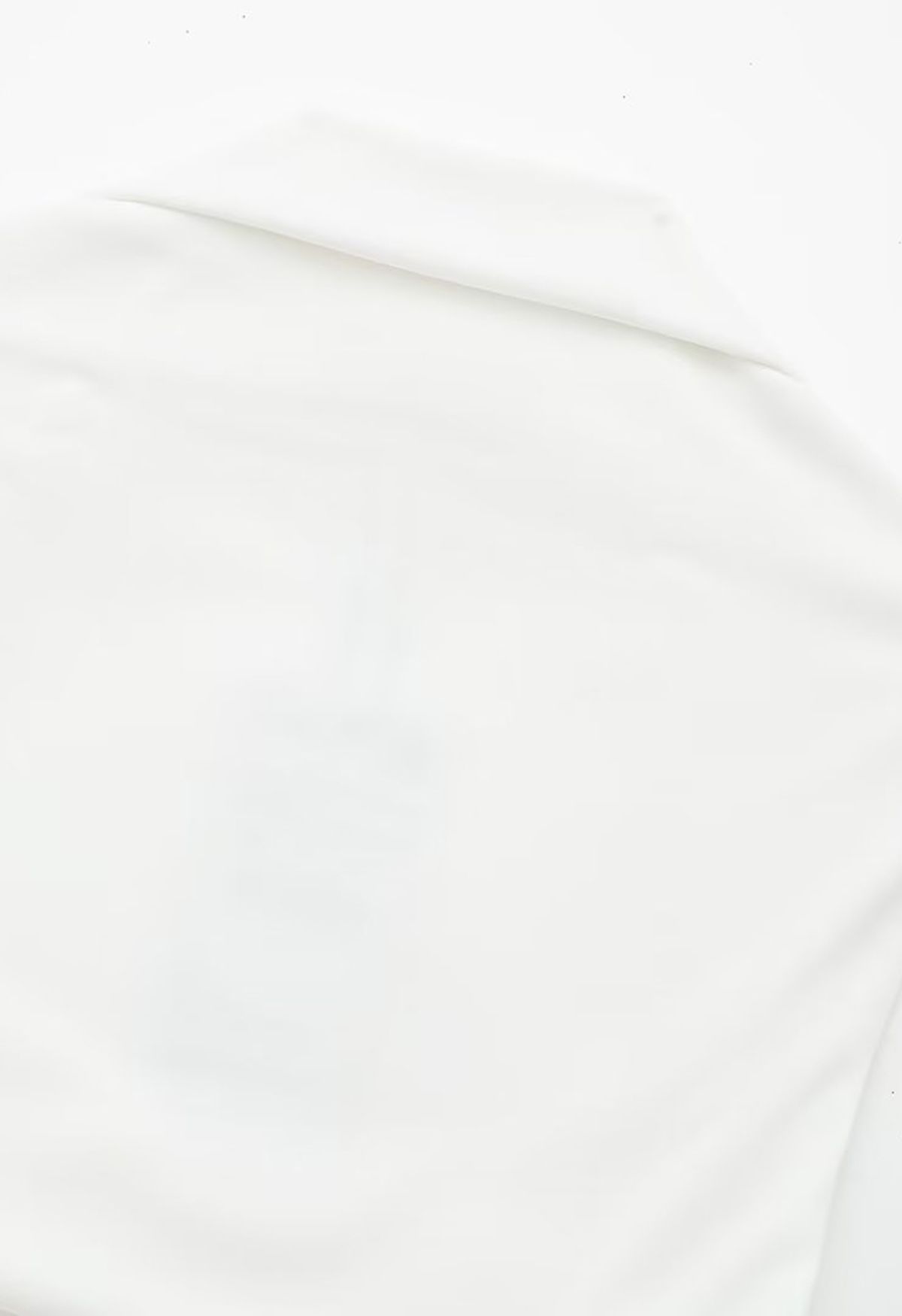 Ärmelloses Oberteil mit eckigem Ausschnitt und geraffter Taille in Weiß