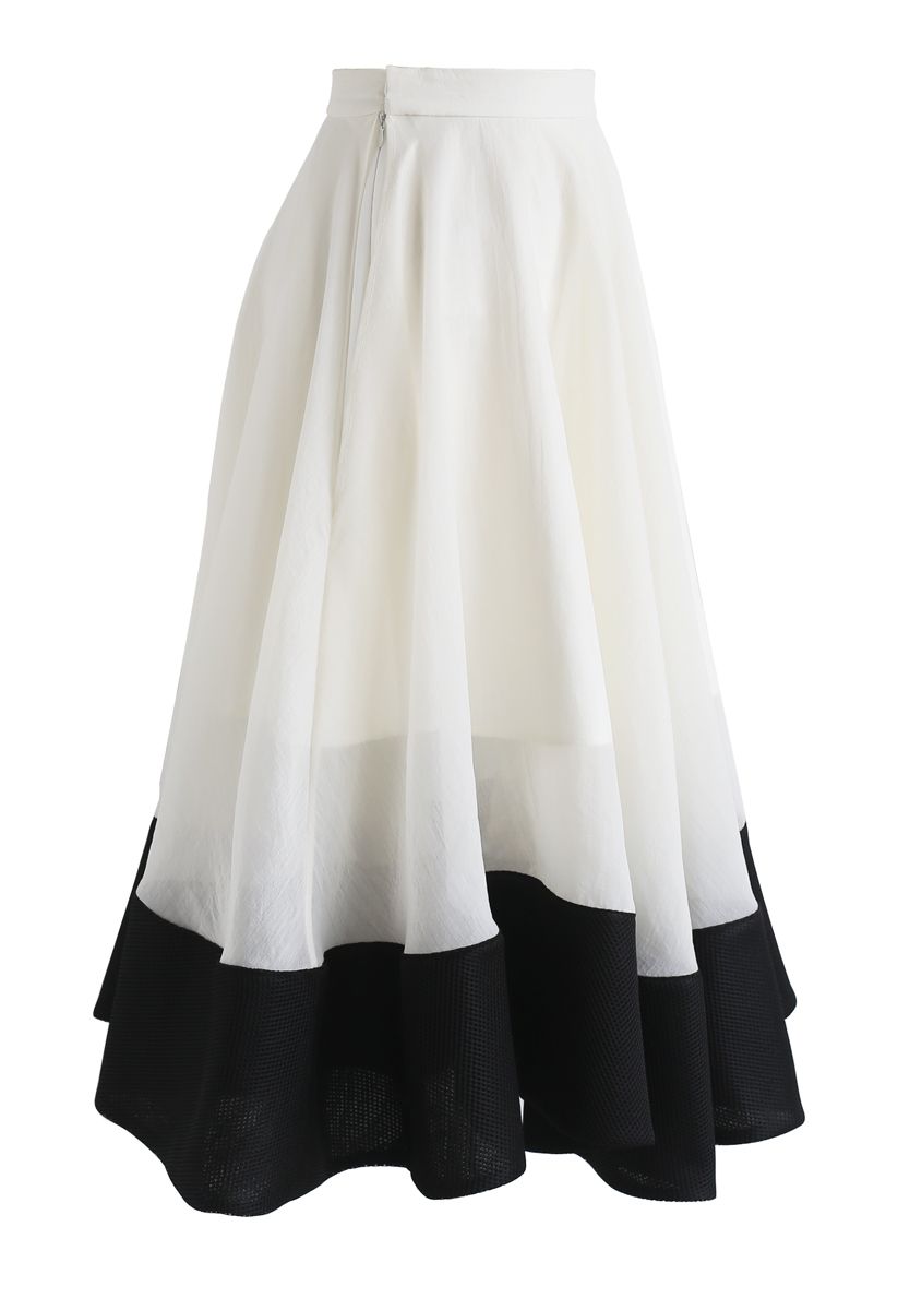 Wiege Dich im Wind – Organza Midiskirt