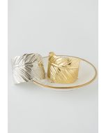 Blatt-Metallarmband